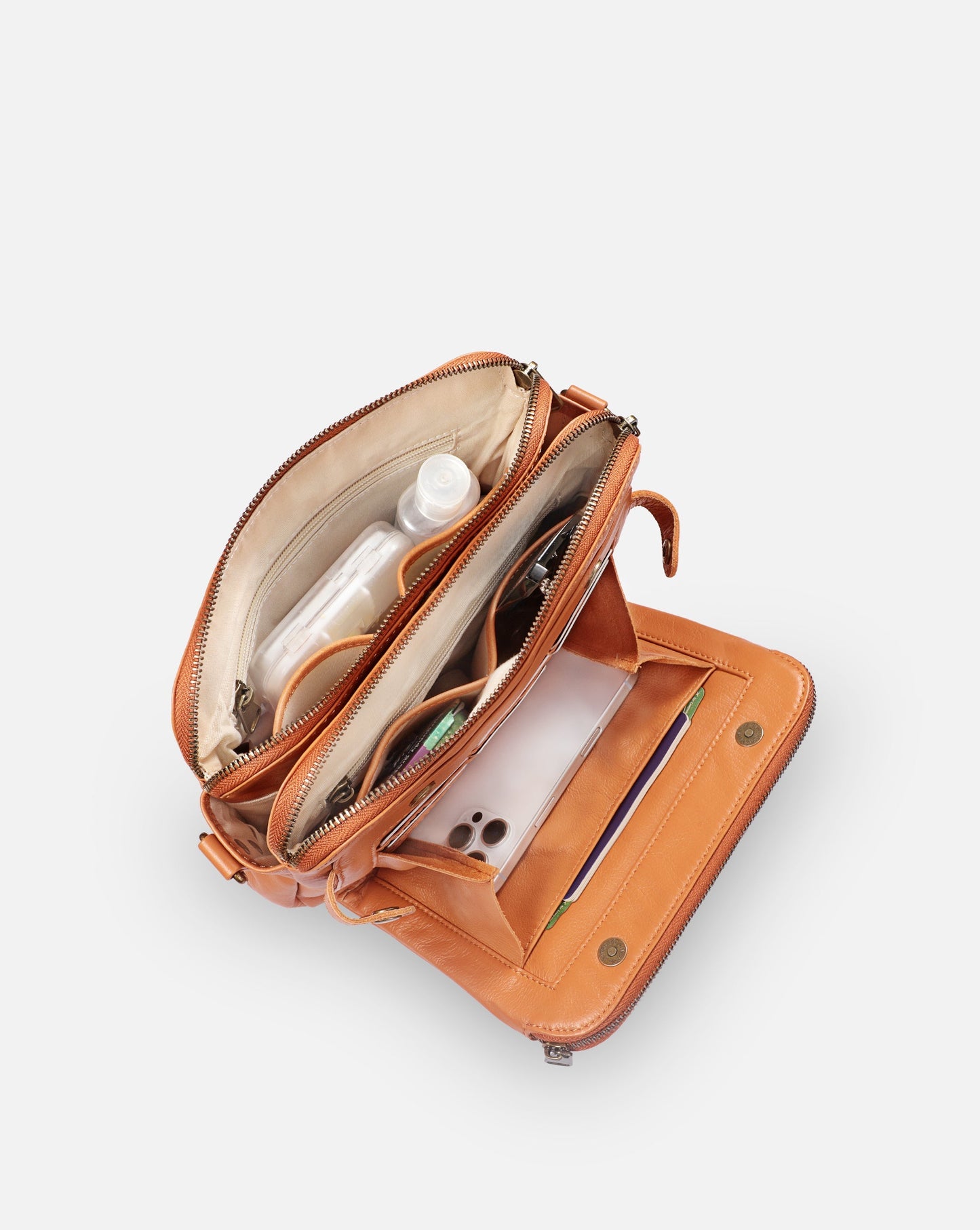 Sac Croisé Bali – Élégance artisanale en Cuir