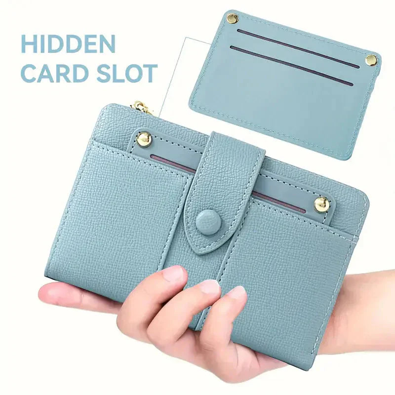 Portefeuille Bifold pour Femme + Bracelet de la chance en CADEAU