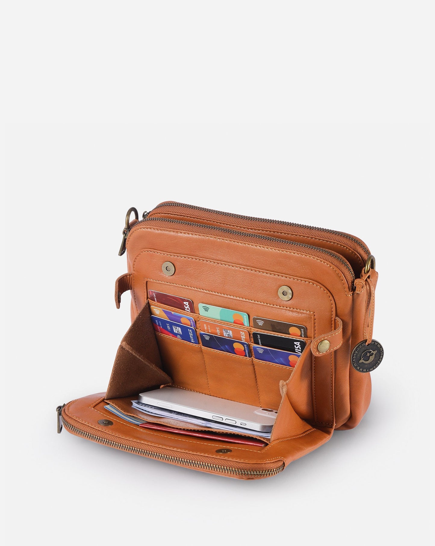 Sac Croisé Bali – Élégance artisanale en Cuir