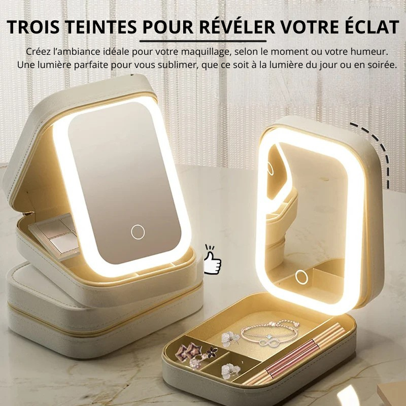 Coffret Beauté & Bijoux Lumière 3 Tons