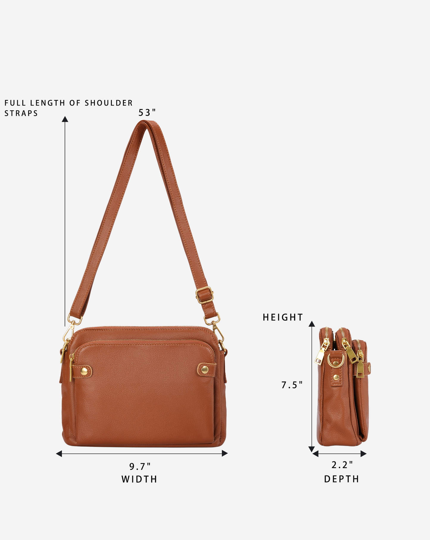 Sac Croisé Bali – Élégance artisanale en Cuir