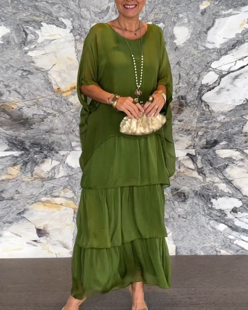 Robe Isadora – Superpositions Élégantes & Esprit Vintage