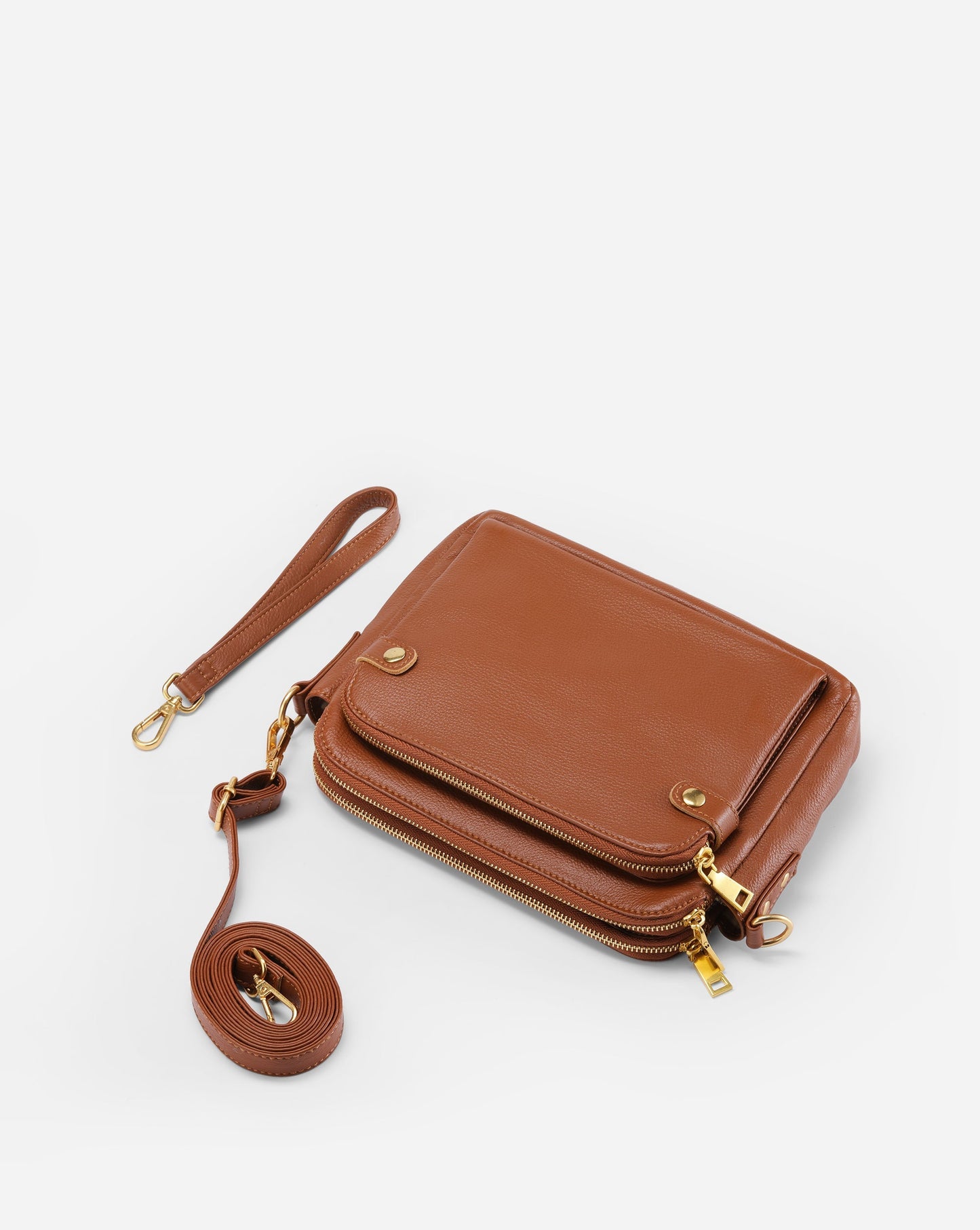 Sac Croisé Bali – Élégance artisanale en Cuir