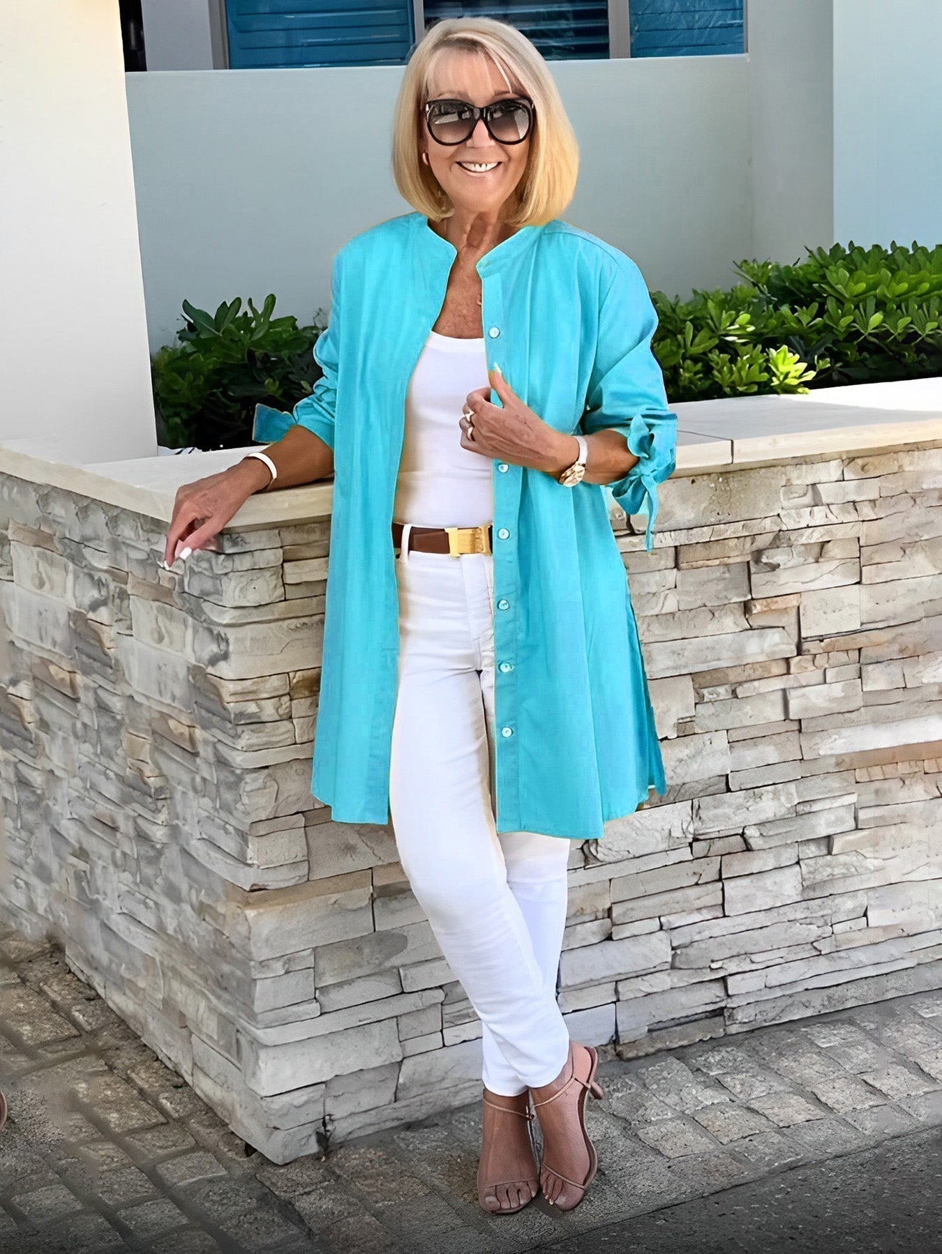 Veste Verona – Coupe Oversize en Coton Naturel (Aujourd’hui seulement : 1 achetée = 1 offerte !)