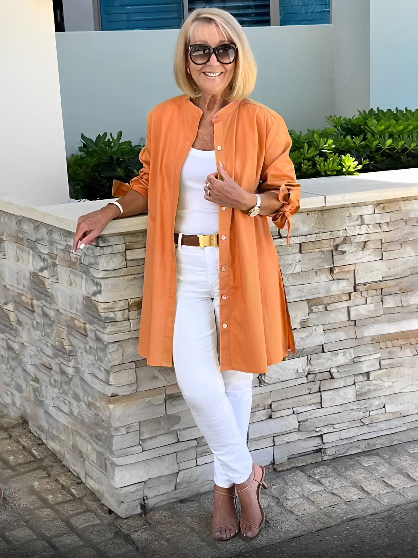 Veste Verona – Coupe Oversize en Coton Naturel (Aujourd’hui seulement : 1 achetée = 1 offerte !)