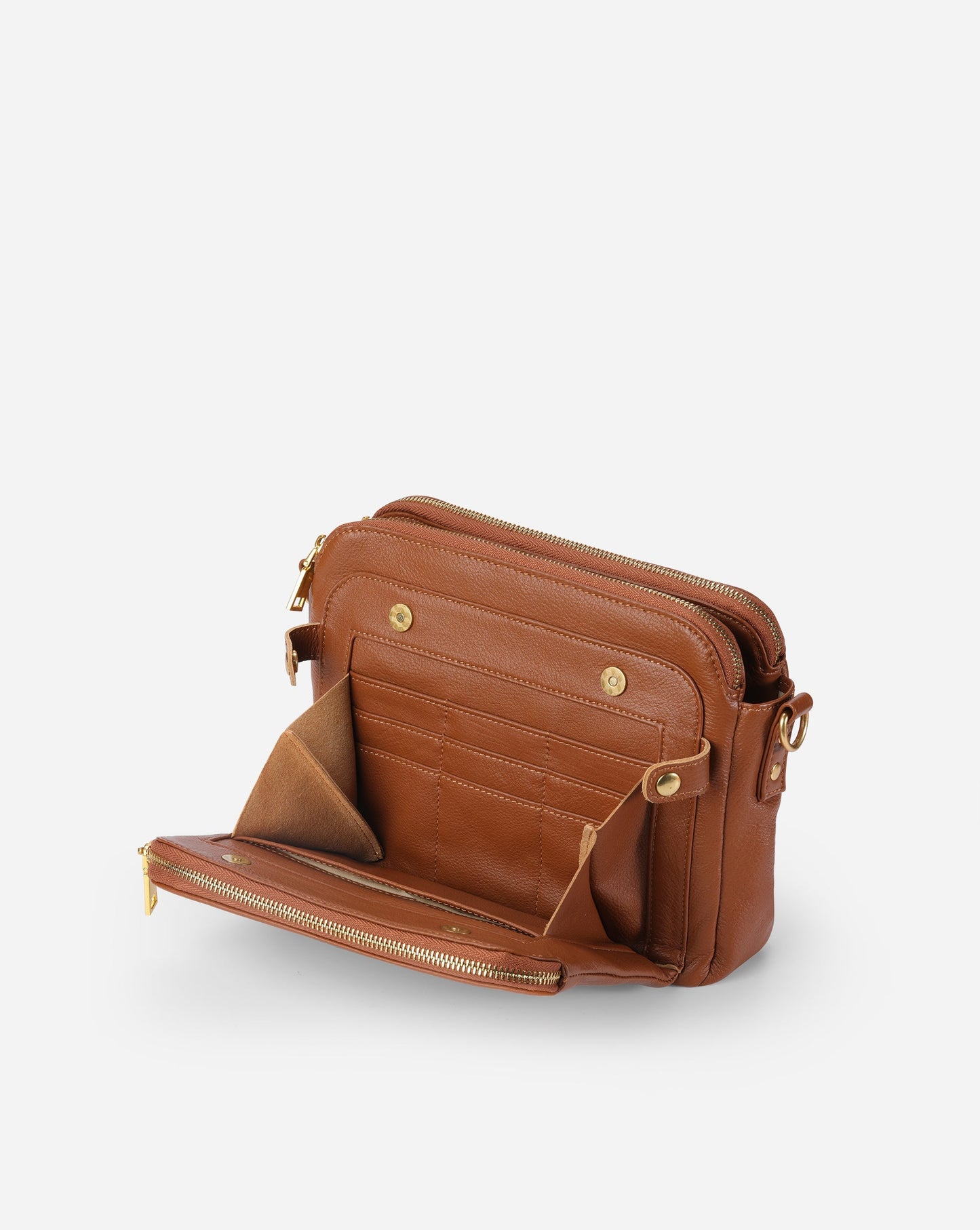 Sac Croisé Bali – Élégance artisanale en Cuir