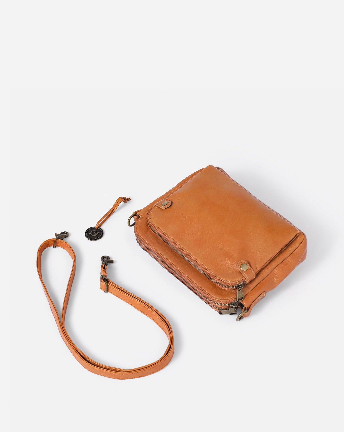Sac Croisé Bali – Élégance artisanale en Cuir
