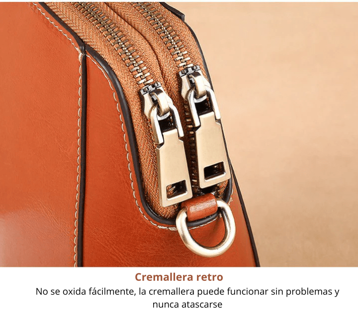 Sac Bandoulière Rétro en Cuir