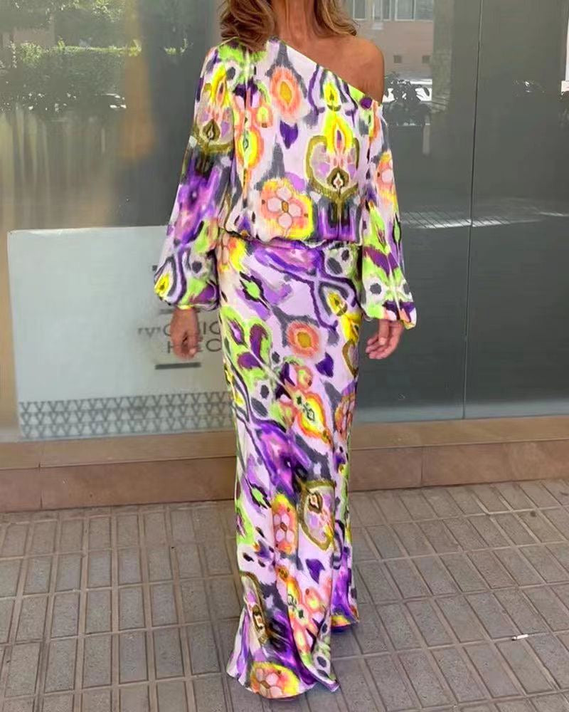 Robe Bohème Asymétrique Élégance