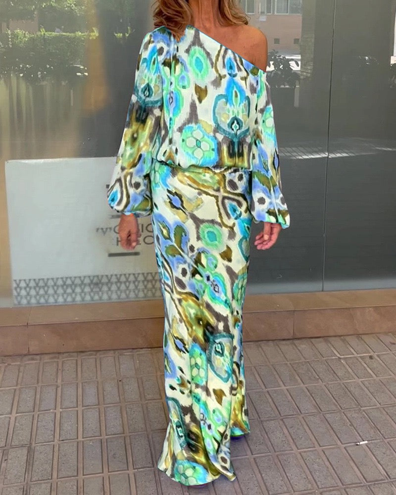 Robe Bohème Asymétrique Élégance