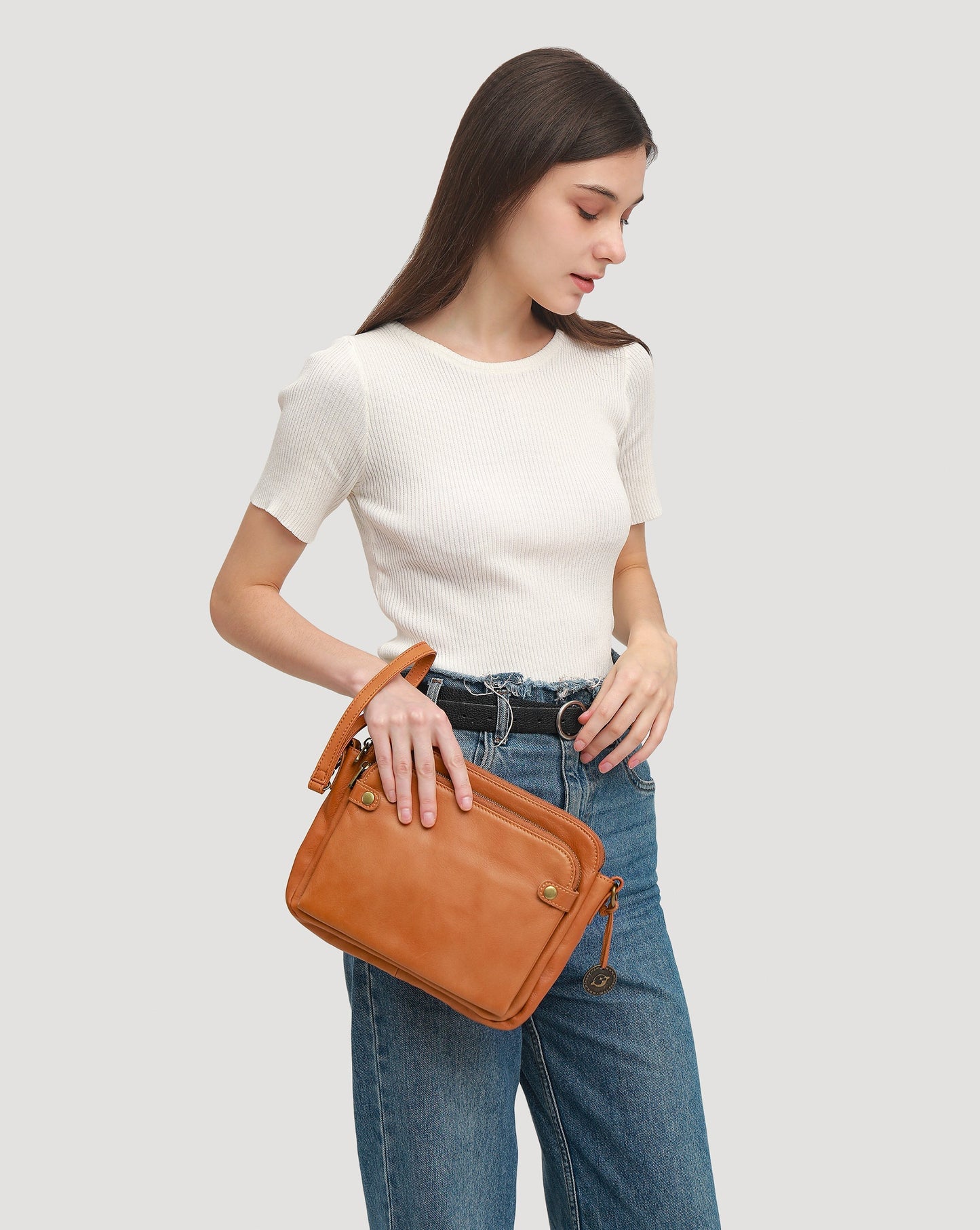 Sac Croisé Bali – Élégance artisanale en Cuir