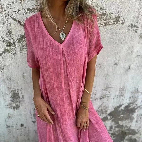 Robe Nara – Tissu Léger & Naturel