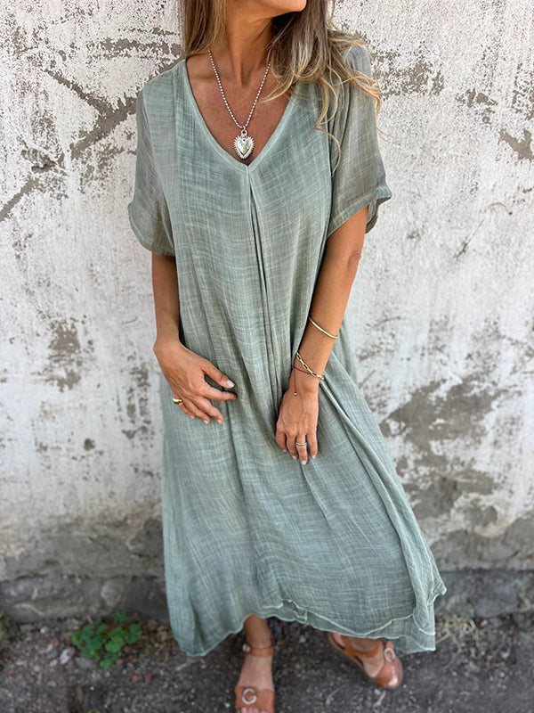 Robe Nara – Tissu Léger & Naturel