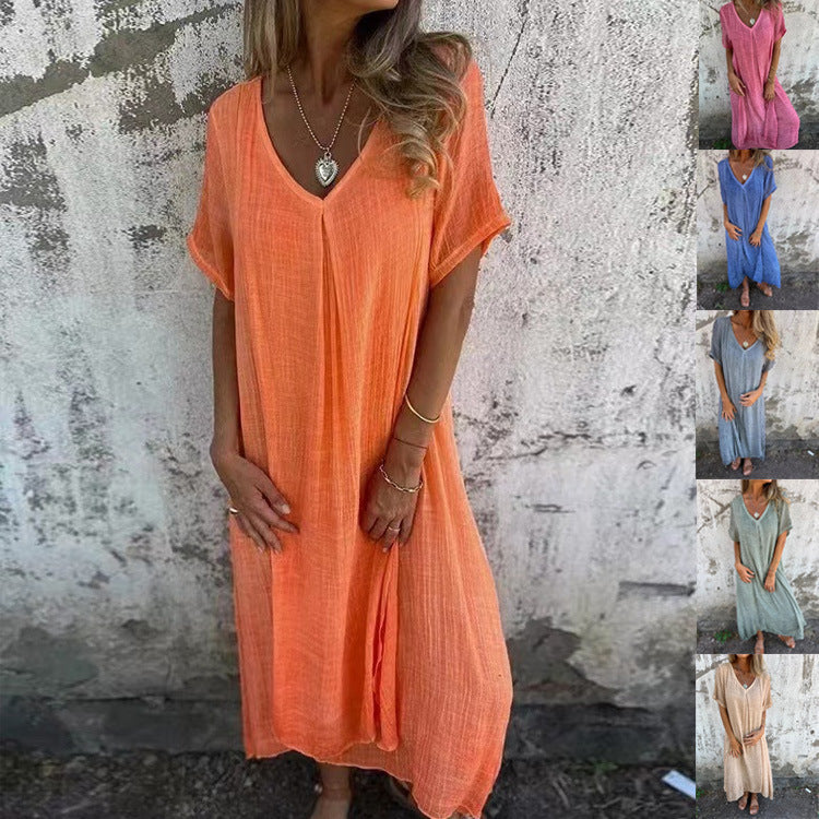 Robe Nara – Tissu Léger & Naturel