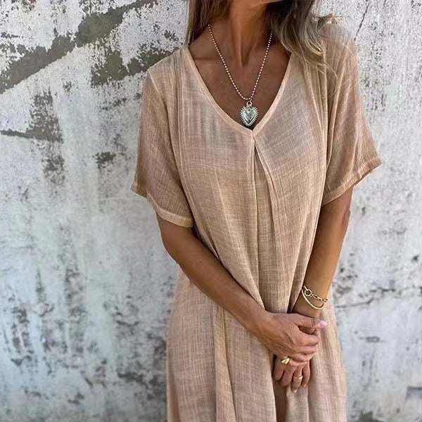 Robe Nara – Tissu Léger & Naturel