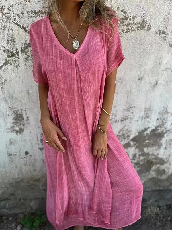 Robe Nara – Tissu Léger & Naturel
