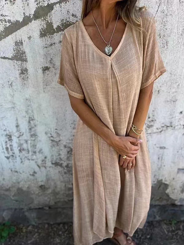 Robe Nara – Tissu Léger & Naturel