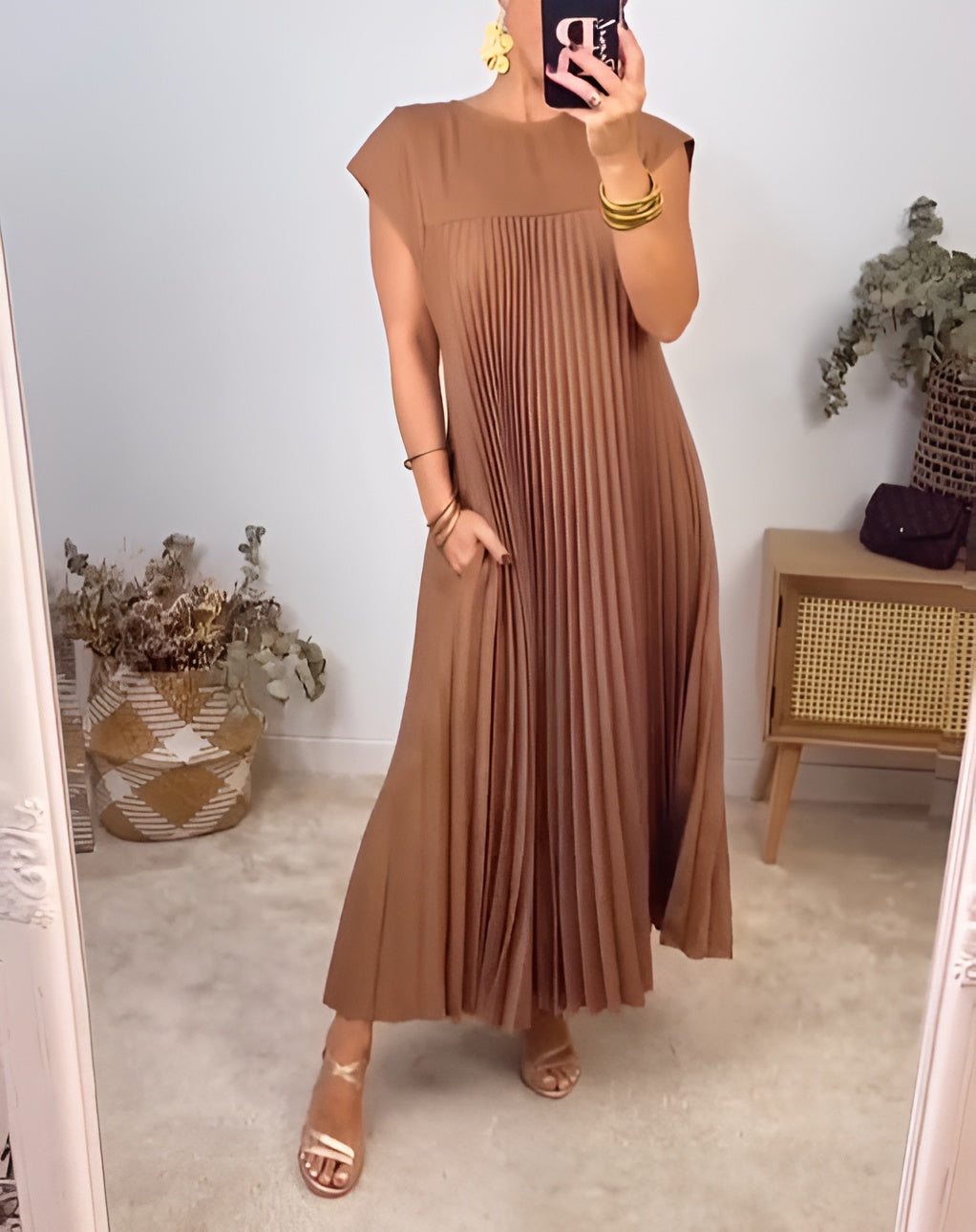 Robe Élégance Plissée