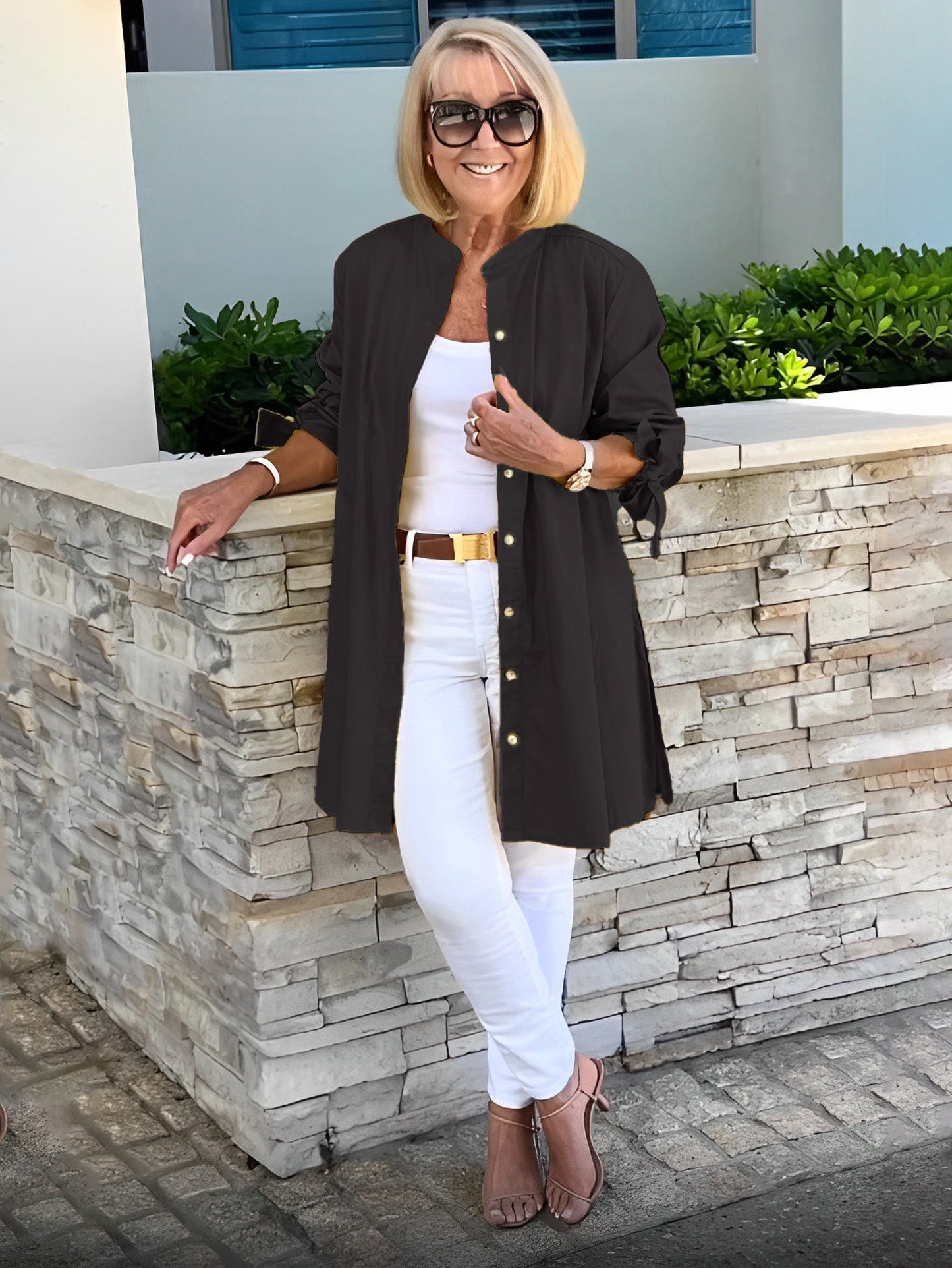 Veste Verona – Coupe Oversize en Coton Naturel (Aujourd’hui seulement : 1 achetée = 1 offerte !)