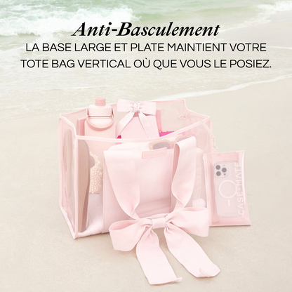 Sac de plage à nœud et pochette pour téléphone