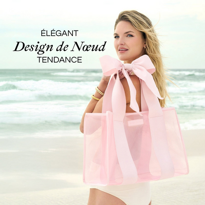 Sac de plage à nœud et pochette pour téléphone