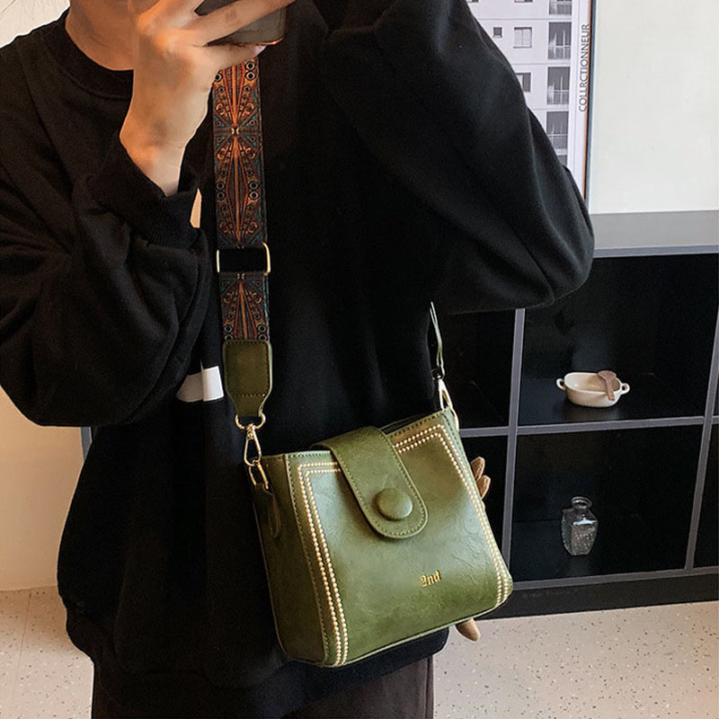 Sac vintage avec bandoulière large et réglable