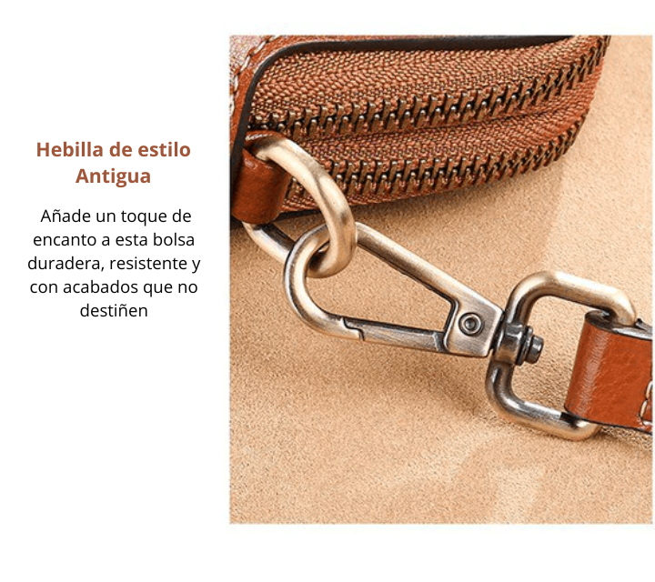 Sac Bandoulière Rétro en Cuir