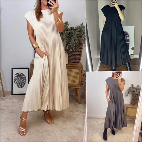 Robe Élégance Plissée
