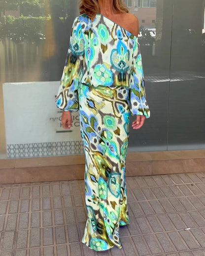Robe Bohème Asymétrique Élégance