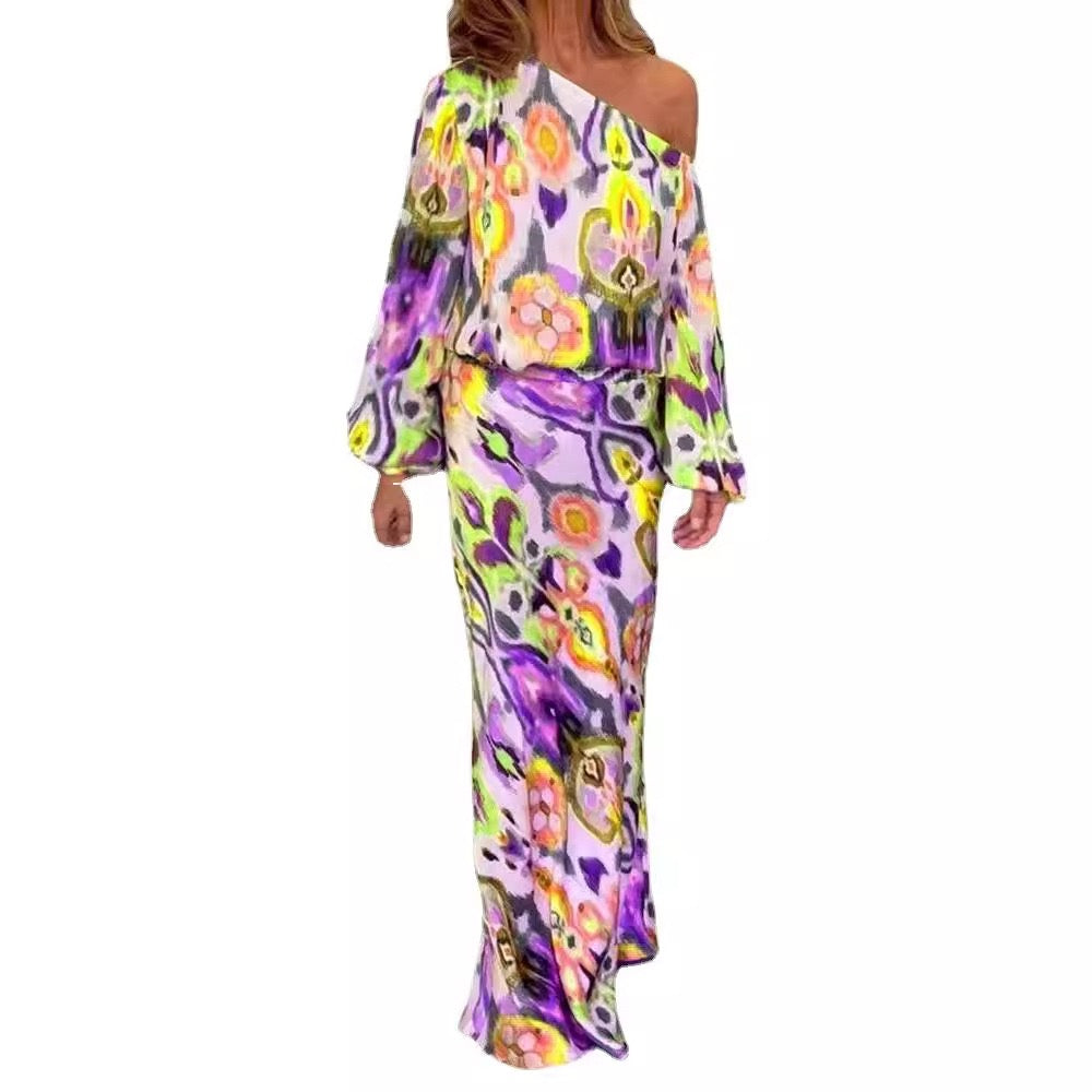 Robe Bohème Asymétrique Élégance