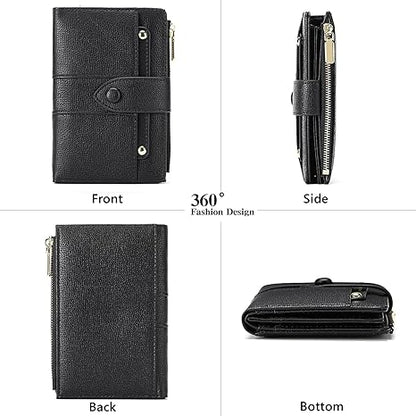 Portefeuille Bifold pour Femme + Bracelet de la chance en CADEAU