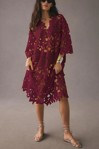 Robe Brise de Dentelle – Romantique & Délicate