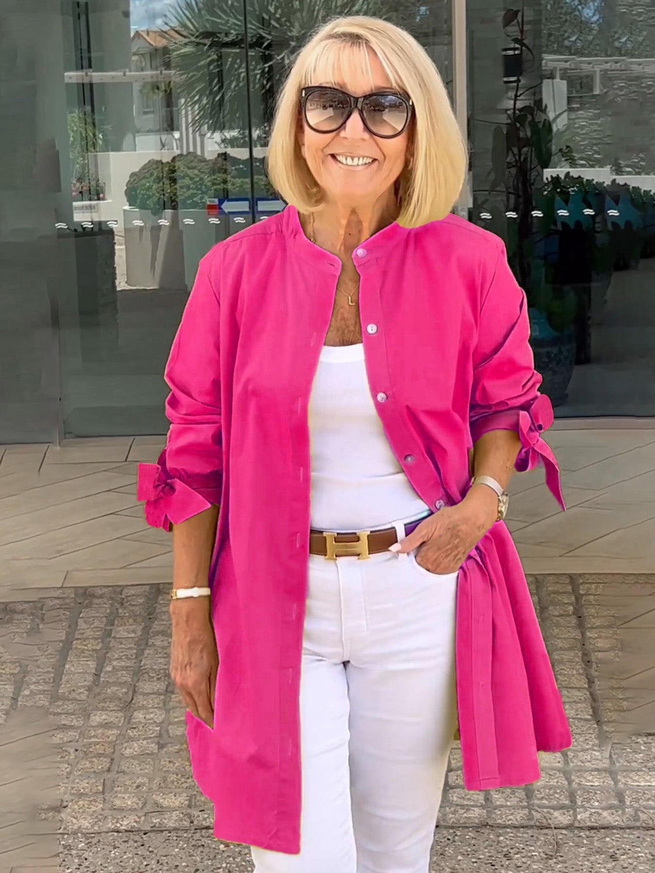 Veste Verona – Coupe Oversize en Coton Naturel (Aujourd’hui seulement : 1 achetée = 1 offerte !)