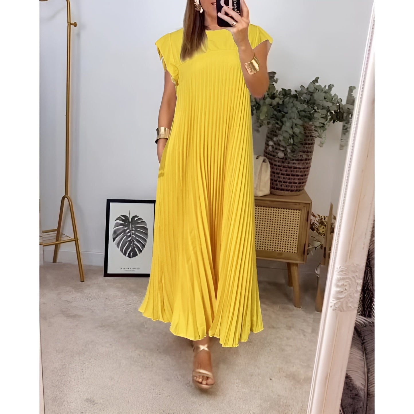 Robe Élégance Plissée