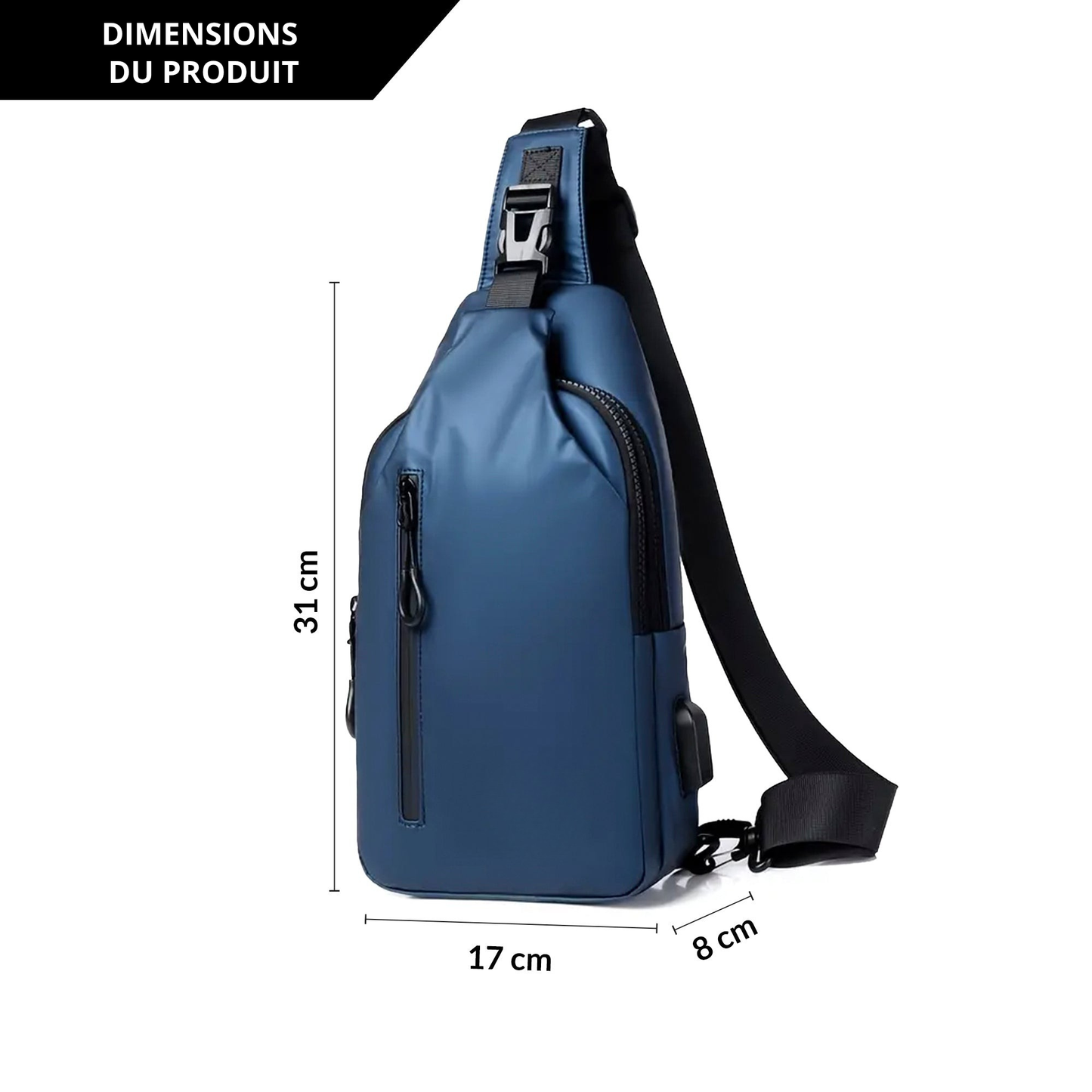 Sac bandoulière de voyage