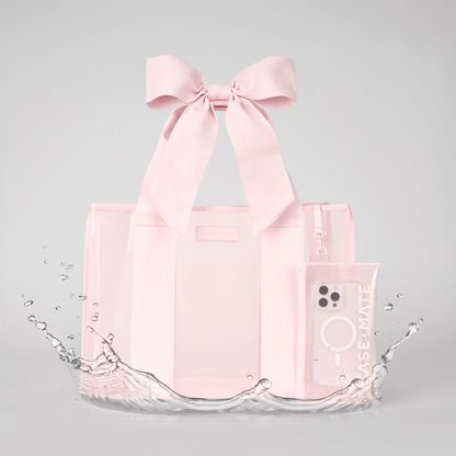 Sac de plage à nœud et pochette pour téléphone