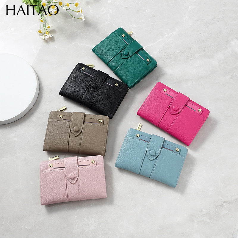 Portefeuille Bifold pour Femme + Bracelet de la chance en CADEAU