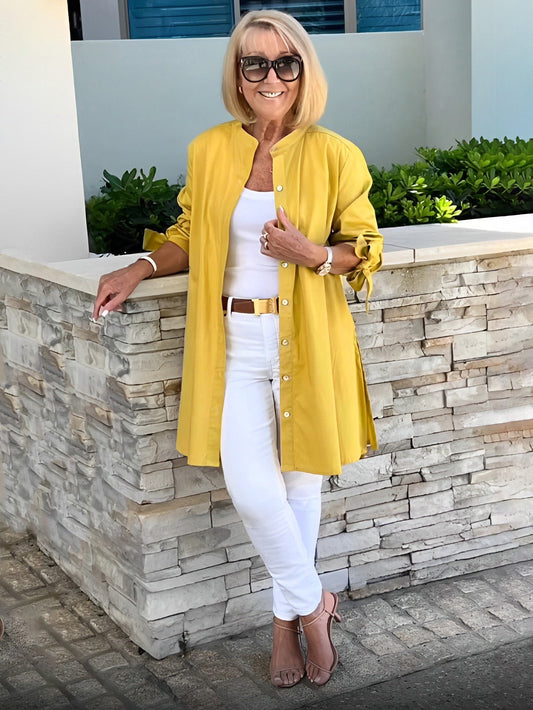 Veste Verona – Coupe Oversize en Coton Naturel (Aujourd’hui seulement : 1 achetée = 1 offerte !)