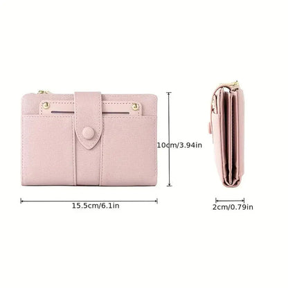 Portefeuille Bifold pour Femme + Bracelet de la chance en CADEAU