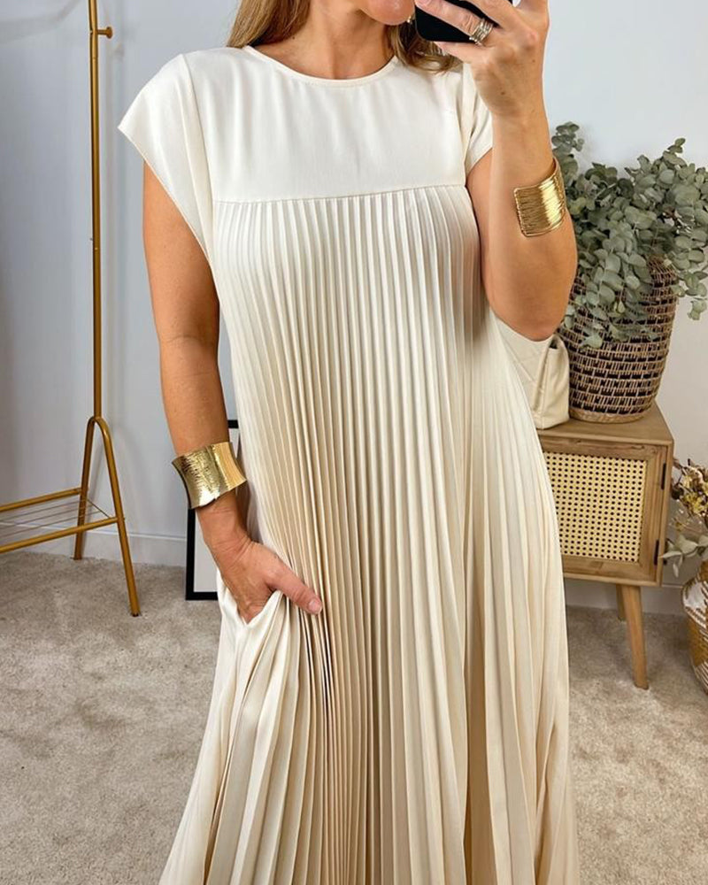 Robe Élégance Plissée