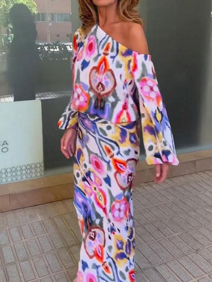 Robe Bohème Asymétrique Élégance