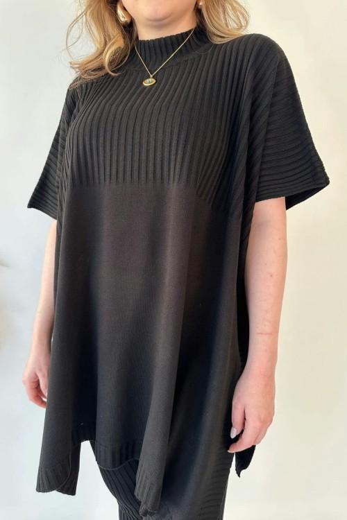 Ensemble deux pièces (haut + pantalon) en maille stretch pour femme