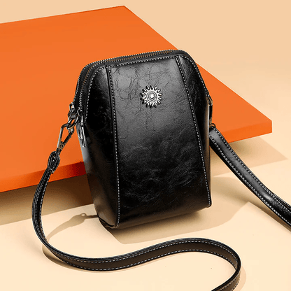 Sac Bandoulière Rétro en Cuir