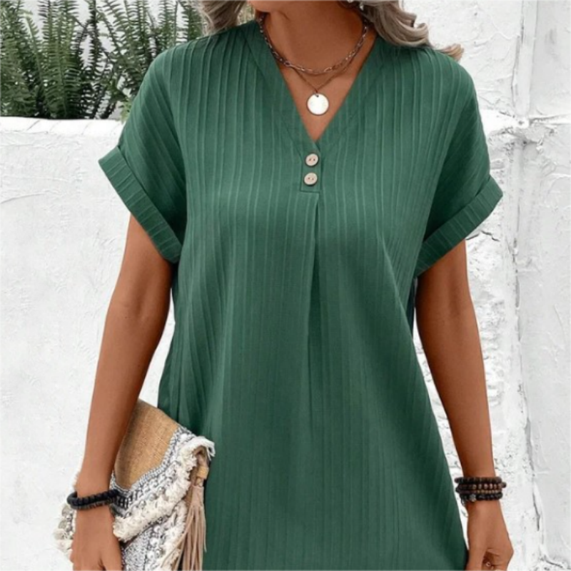 Robe Toscana – Lin Léger et Boutons Artisanaux